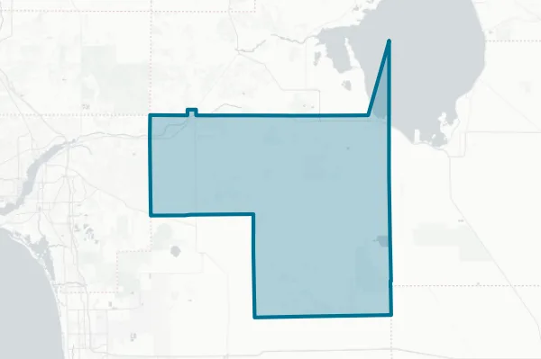 Hendry County District School Board — detail map