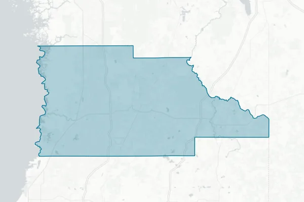Hernando County — detail map