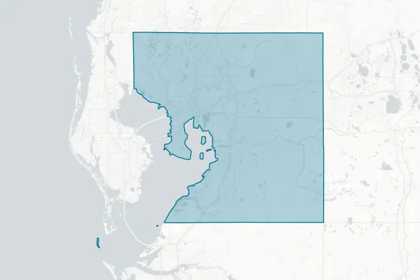 Hillsborough County — detail map