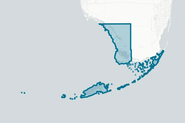 Monroe County — detail map