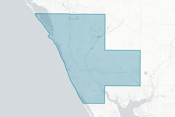 Sarasota County — detail map