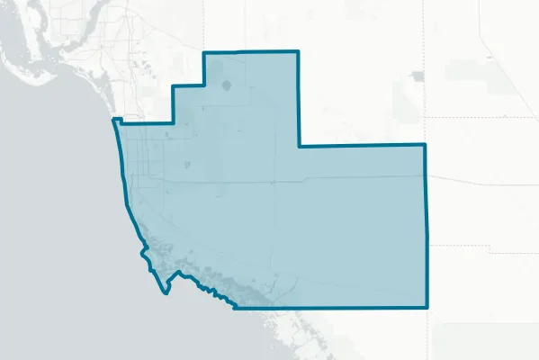 Collier County District School Board — detail map