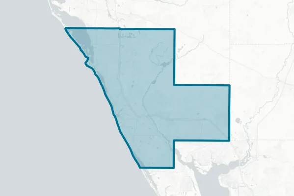 Sarasota County District School Board — detail map