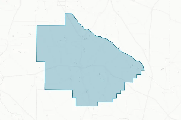 Bacon County — detail map