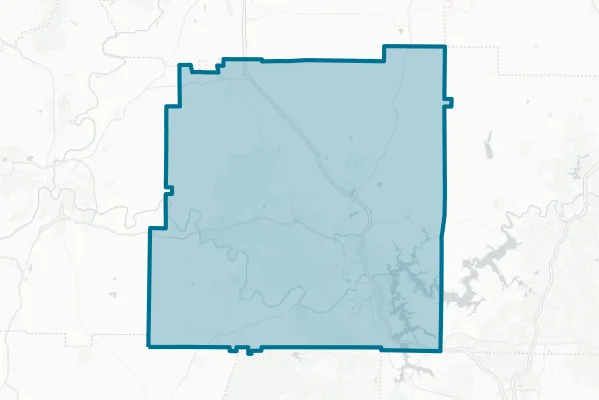 Bartow County — detail map