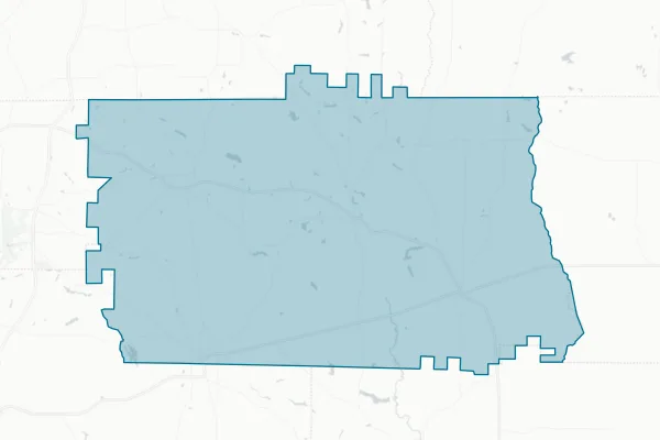 Calhoun County — detail map