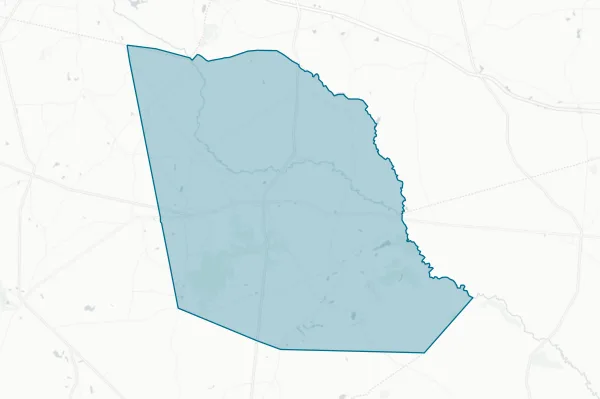 Evans County — detail map