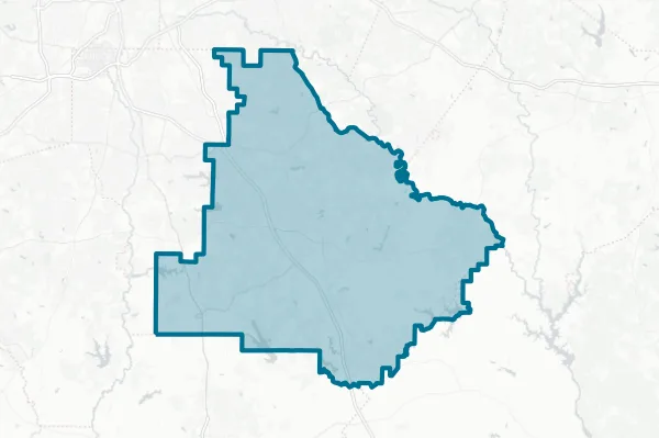 Henry County Georgia — detail map