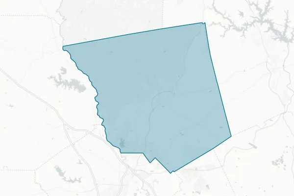 Jones County — detail map