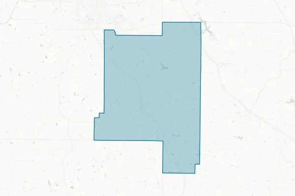 Lamar County Georgia — detail map