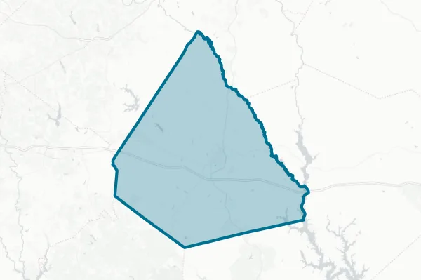 Morgan County Georgia — detail map