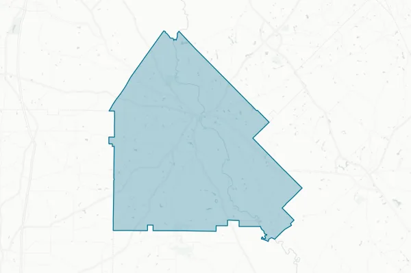 Pulaski County — detail map