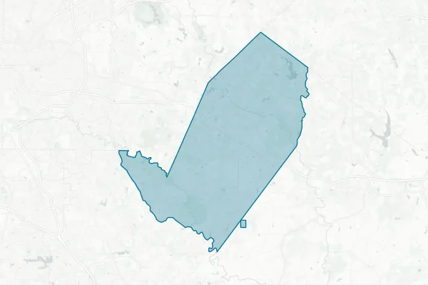 Rockdale County — detail map