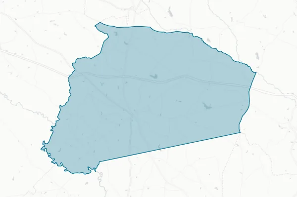 Treutlen County — detail map