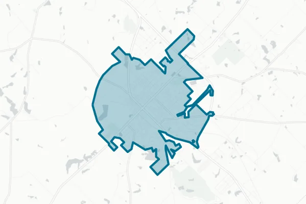 City of Cochran — detail map