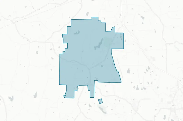 City of Mount Zion — detail map