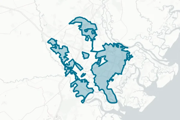 City of Savannah — detail map