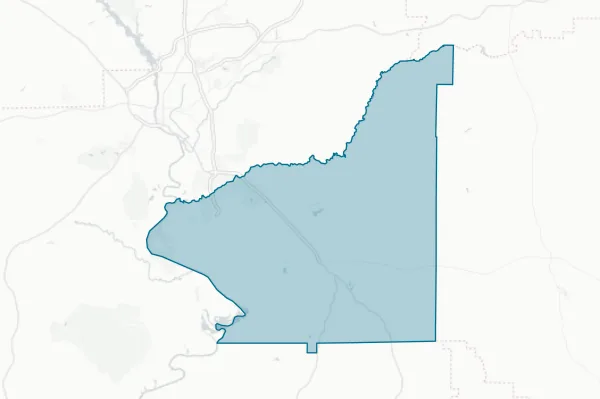 Unified Government of Cusseta - Chattahoochee County — detail map