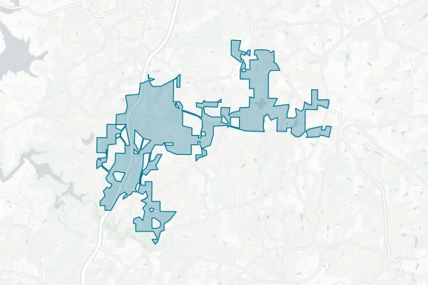 City of Holly Springs — detail map