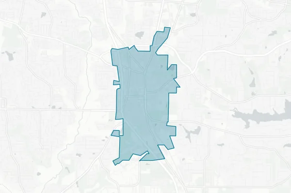 City of Jonesboro — detail map
