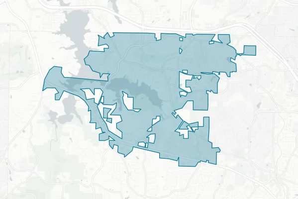 City of Acworth — detail map