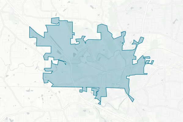 City of Austell — detail map