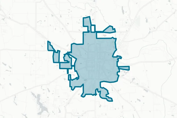 City of Douglas — detail map
