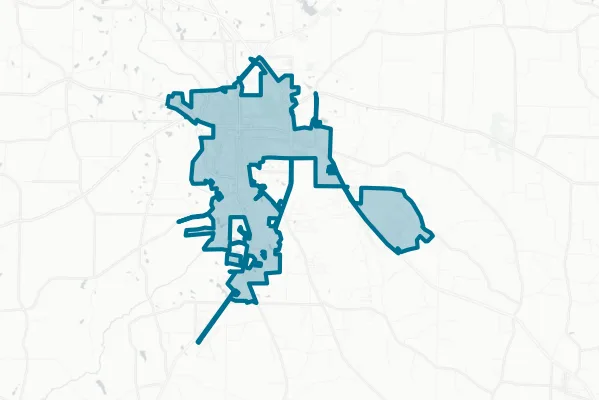 City of Moultrie — detail map