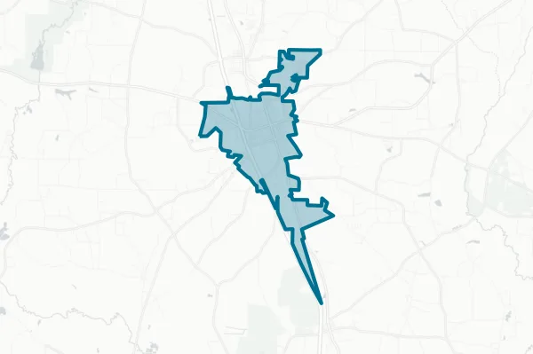 City of Adel — detail map