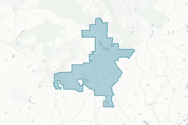 City of Senoia — detail map
