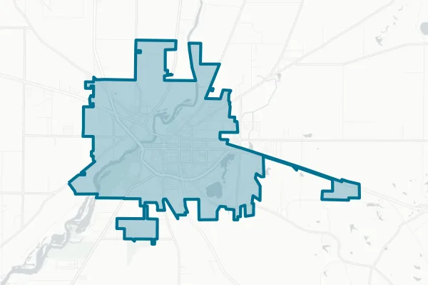 City of Bainbridge — detail map