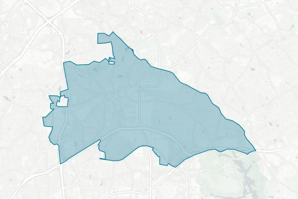 City of Tucker — detail map