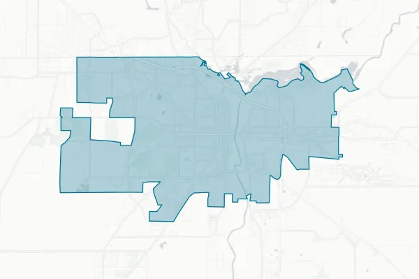 City of Albany — detail map