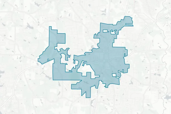 City of Fayetteville — detail map