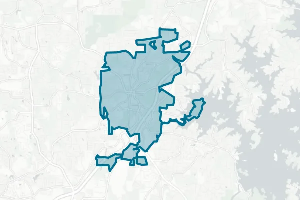 City of Cumming — detail map