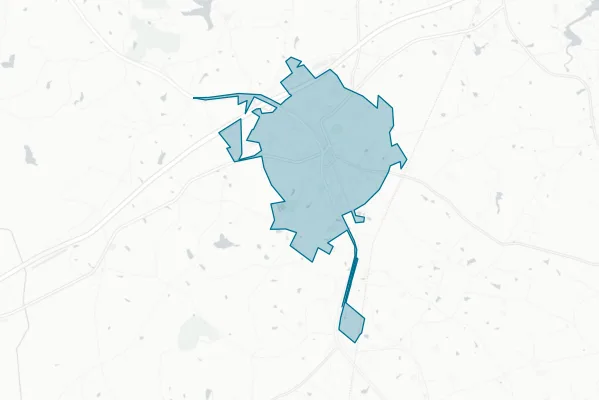 City of Lavonia — detail map