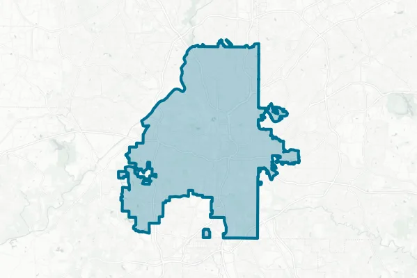 City of Atlanta — detail map