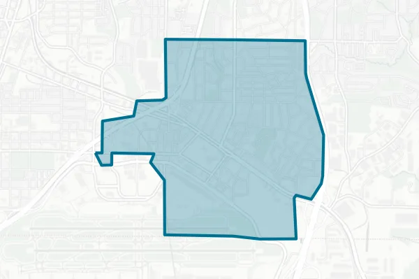 City of Hapeville Georgia — detail map