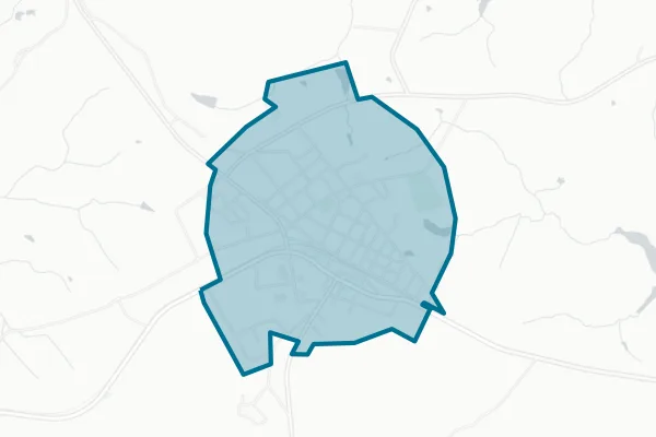 City of Union Point — detail map