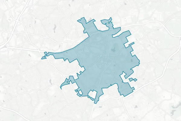 City of Lawrenceville — detail map