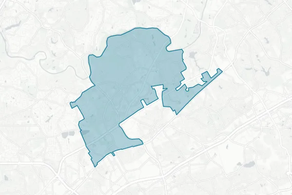 City of Peachtree Corners — detail map