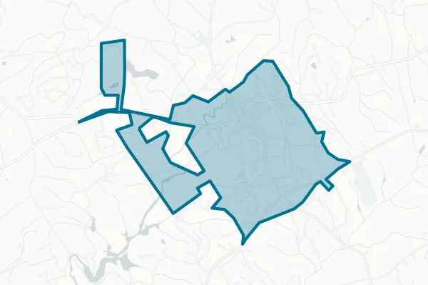 City of Clarkesville — detail map