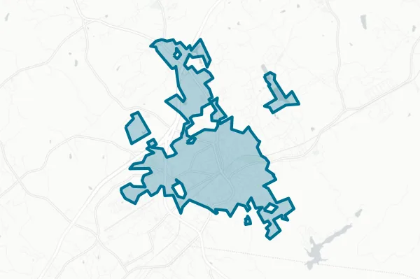 City of Cornelia — detail map