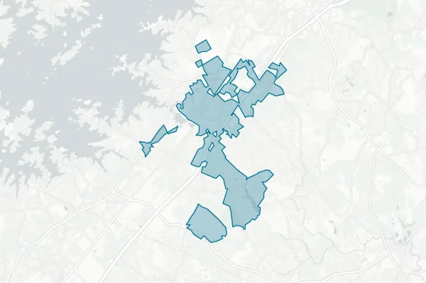 City of Flowery Branch — detail map