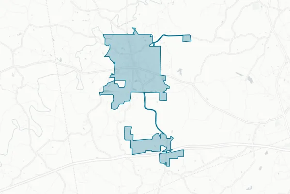 City of Tallapoosa — detail map