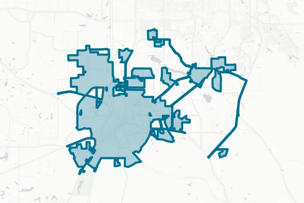 City of Perry — detail map
