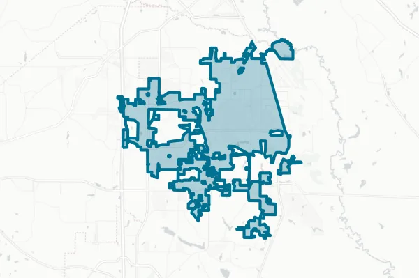 City of Warner Robins — detail map