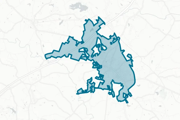 City of Commerce — detail map