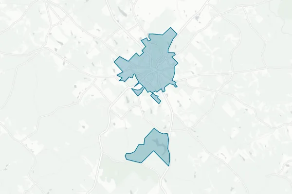 City of Monticello — detail map