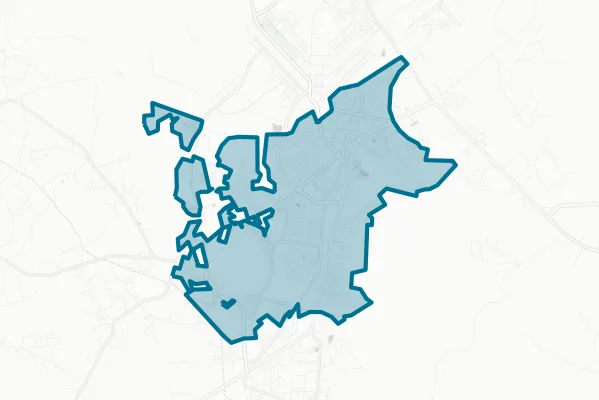 City of Hinesville — detail map